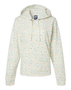 preview image of J. America 8871 Triblend Hooded Pullover Sweatshirt