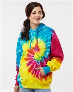 preview image of Colortone 8777 Tie-Dyed Hooded Sweatshirt