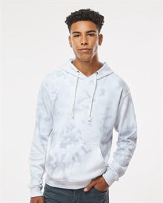 preview image of J. America 8861 Tie-Dyed Fleece Hooded Sweatshirt