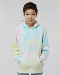 Independent Trading Co. PRM1500TD Youth Midweight Tie-Dye Hooded Pullover