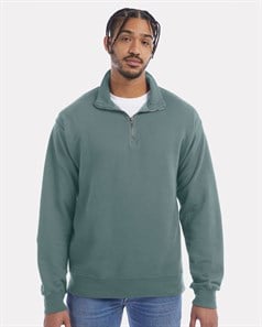 preview image of ComfortWash by Hanes GDH425 Garment-Dyed Quarter-Zip Sweatshirt