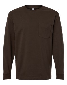 preview image of American Apparel 9410 Super Heavyweight Long Sleeve Pocket Tee