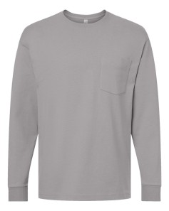 preview image of American Apparel 9410 Super Heavyweight Long Sleeve Pocket Tee