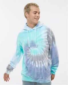 Colortone 8600 Tie-Dyed Cloud Fleece Hooded Sweatshirt