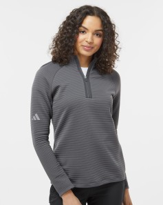 preview image of Adidas A589 Women's Spacer Quarter-Zip Pullover