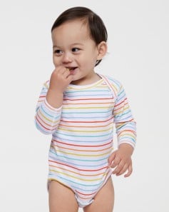 preview image of Rabbit Skins 4421 Infant Fine Jersey Long Sleeve Bodysuit