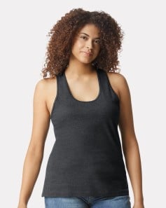 preview image of Gildan 67200L Softstyle Women’s CVC Racerback Tank Top
