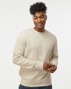 preview image of J. America 8721 BTB Fleece Crewneck Sweatshirt