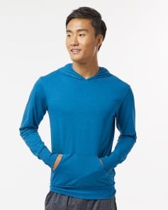 preview image of Kastlfel 4022 RecycledSoft Hooded Long Sleeve T-Shirt