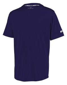 preview image of Russell Athletic 3R7X2B Youth Performance Two-Button Solid Jersey
