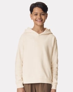 preview image of Comfort Colors 1467Y Garment-Dyed Youth Lightweight Fleece Hooded Sweatshirt