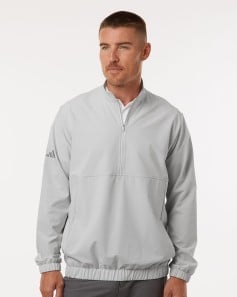 preview image of Adidas A705 Woven Half-Zip Pullover