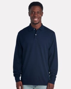 preview image of JERZEES 437LR Dri-Power Long Sleeve Polo