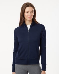 preview image of Adidas A1007 Women's Ultimate Textured Full-Zip Jacket