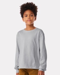 preview image of BELLA + CANVAS 3511Y Youth 6oz. Heavyweight Long Sleeve Tee