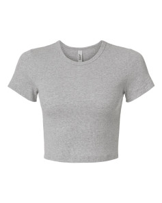 preview image of American Apparel BR210 Women's Baby Rib Cropped Tee