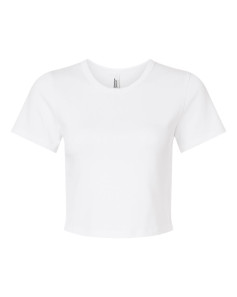 preview image of American Apparel BR210 Women's Baby Rib Cropped Tee