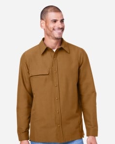 preview image of Harriton M72 Unisex Flex Twill Overshirt