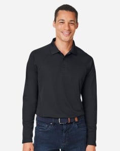 preview image of Harriton M208L Men's Charge Snag and Soil Protect Long Sleeve Polo