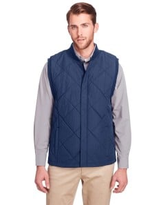preview image of UltraClub UC709 Men's Dawson Quilted Hacking Vest