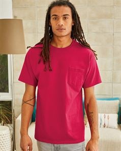 preview image of Hanes 5590 T-Shirt with a Pocket