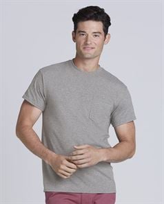 Gildan 8300 DryBlend 50/50 T-Shirt with a Pocket