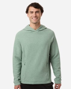 preview image of North End NE729 Men's Spirit Textured Hooded Pullover