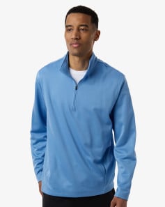 preview image of Team 365 TT401 Unisex Squad Cadet Quarter-Zip Tech Fleece Pullover