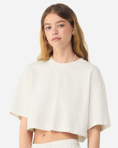 preview image of BELLA + CANVAS 6882GD Women's Garment-Dyed Cropped Tee