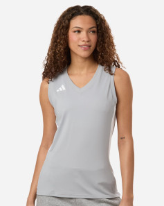 preview image of Adidas AT120 Women's Quickset V-Neck Sleeveless Jersey