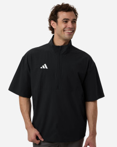 preview image of Adidas AT505 Men's Short Sleeve Quarter-Zip Pullover