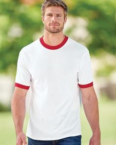 preview image of Augusta Sportswear 710 50/50 Ringer T-Shirt