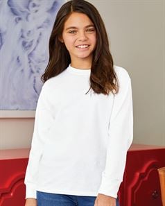 preview image of Hanes 5546 Youth Long Sleeve T-Shirt
