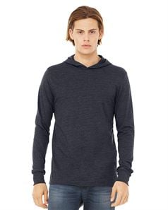 preview image of Bella + Canvas 3512 Unisex Long Sleeve Jersey Hooded Tee