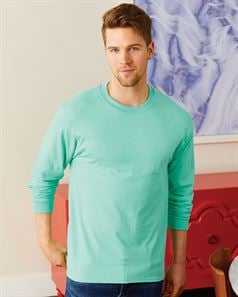 preview image of Hanes 5186 Beefy-T Long Sleeve T-Shirt