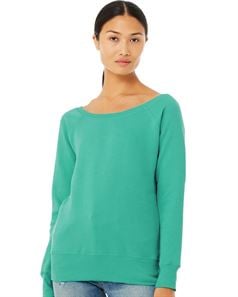 preview image of Bella + Canvas 7501 Women's Sponge Fleece Wideneck Sweatshirt