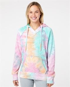 preview image of MV Sport W1162 Women's Courtney Burnout V-Notch Sweatshirt