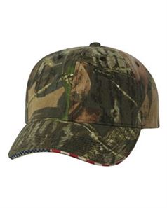 preview image of Outdoor Cap USA350 American Flag Sandwich Camo Cap