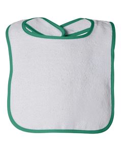 preview image of Rabbit Skins 1003 Infant Contrast Trim Terry Bib