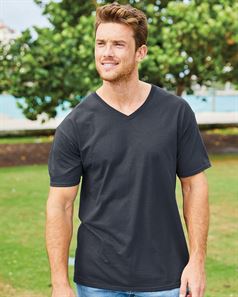 preview image of Fruit of the Loom 39VR HD Cotton V-Neck T-Shirt