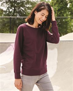 preview image of Independent Trading Co. SS240 Junior's Lightweight Crewneck Sweatshirt