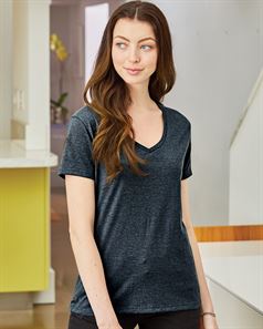 preview image of Hanes S04V Perfect-T Women's V-Neck T-Shirt (Nano)