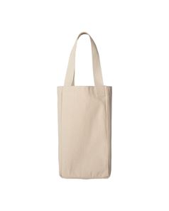preview image of Liberty Bags 1726 10 Ounce Cotton Canvas Double Bottle Wine Tote