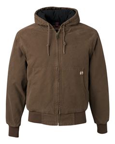 preview image of DRI DUCK 5020 Cheyenne Hooded Boulder Cloth Jacket with Tricot Quilt Lining