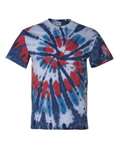 preview image of Dyenomite 200T2 Multi-Color Cut-Spiral Short Sleeve T-Shirt