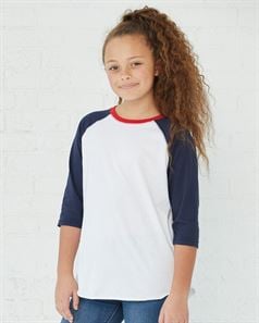 LAT 6130 Youth Baseball Fine Jersey Tee