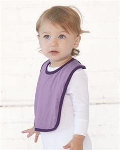 Rabbit Skins 1004 Infant Contrast Trim Premium Jersey Bib