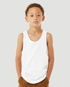 preview image of Bella + Canvas 3480YCVC Youth Heather CVC Tank