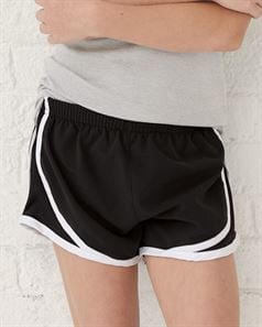 preview image of Boxercraft P62Y Girls' Velocity Running Shorts