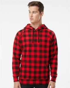 preview image of Independent Trading Co. PRM33SBP Unisex Special Blend Raglan Hooded Pullover Sweatshirt